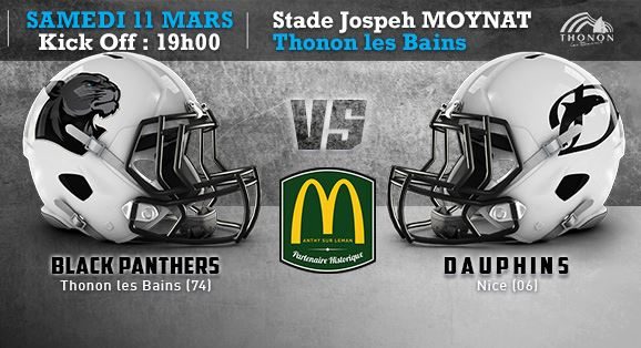 WATCH LIVE: Nice Dauphins v. Thonon-les-bains Black Panthers (6 ... - American Football International