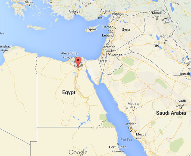 Map Egypt