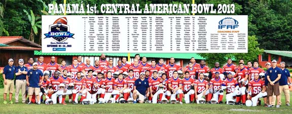 2013 1st CA Bowl Panama Team
