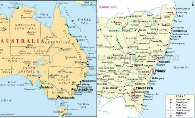Australia - map - 2pic