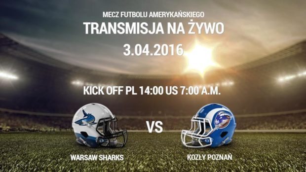 Poland - Warsaw Sharks gameday poster 2016