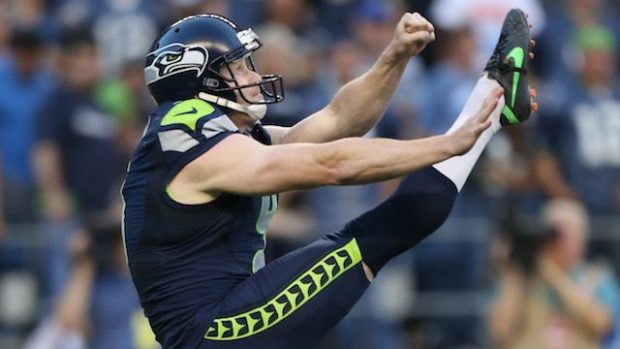 SEATTLE, WA - AUGUST 11: Jon Ryan #9 of the Seattle Seahawks punts against the Tennessee Titans at CenturyLink Field on August 11, 2012 in Seattle, Washington. (Photo by Otto Greule Jr/Getty Images) *** Local Caption *** Jon Ryan