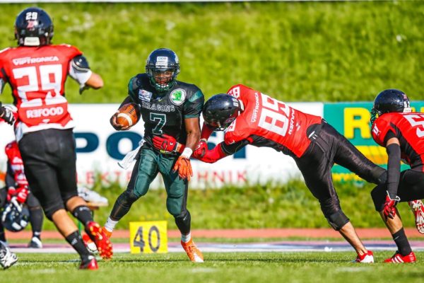 IFAF Europe - 2016 Champions League - Dragons-Devils action.2