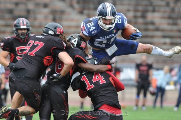 IFAF Europe - 2016 Champions League - Seamen-Wolves - action.5 - Guthrie