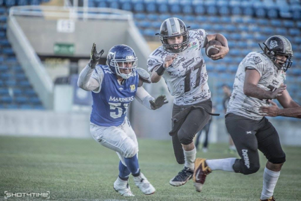 Ceara Caçadore quarterback, Romário Reis, leads Conferencia Nordeste's number 1 seed into the playoffs. Photo Credit: Shot4Time