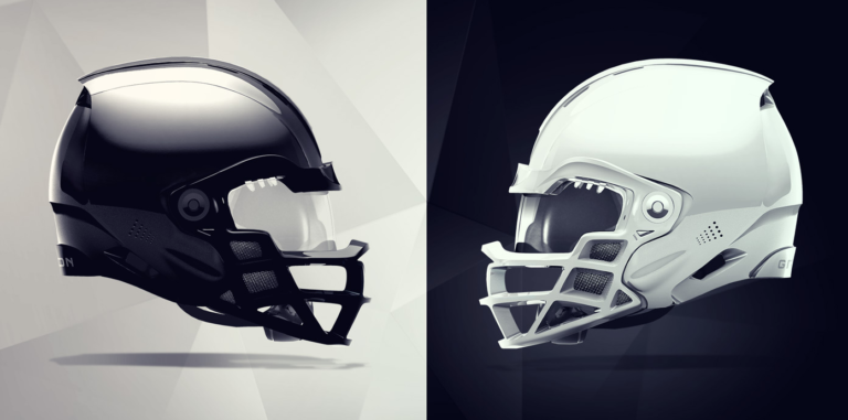 Futuristic football hot sale helmets