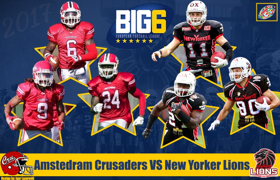 Big6 Europe New Yorker Lions v. Amsterdam Crusaders