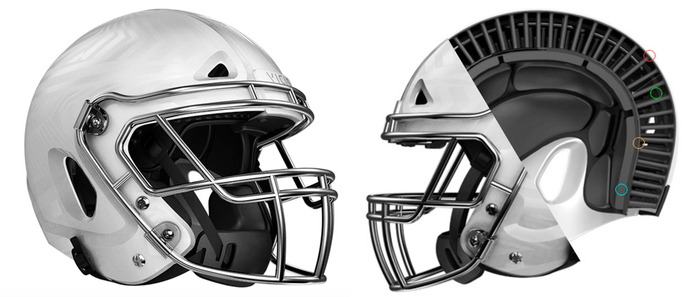 Revolutionary new ZERO1 football helmet already in play, said to