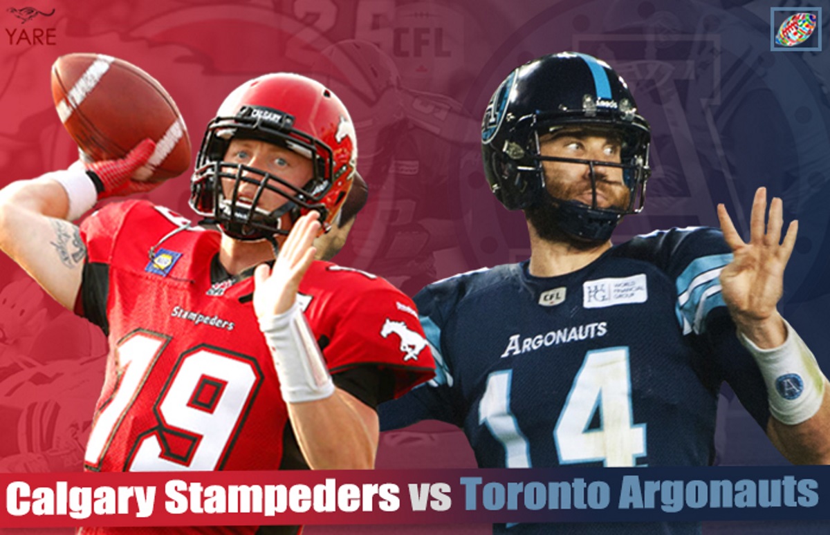 CFL 2018 Sept. 28 Calgary Stampeders Vs Toronto Argonauts 