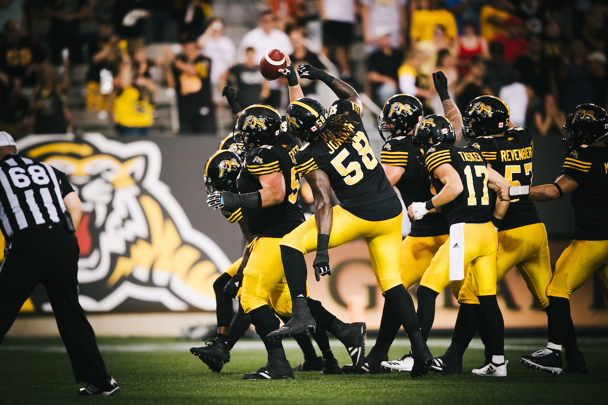 Hamilton Tiger-Cats offense ignites for Labour Day win over Toronto