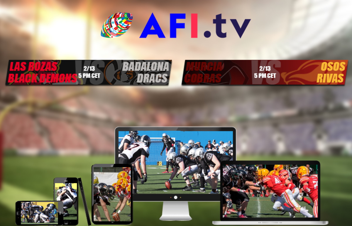 Tune in to AFI for live football from Spain this weekend!