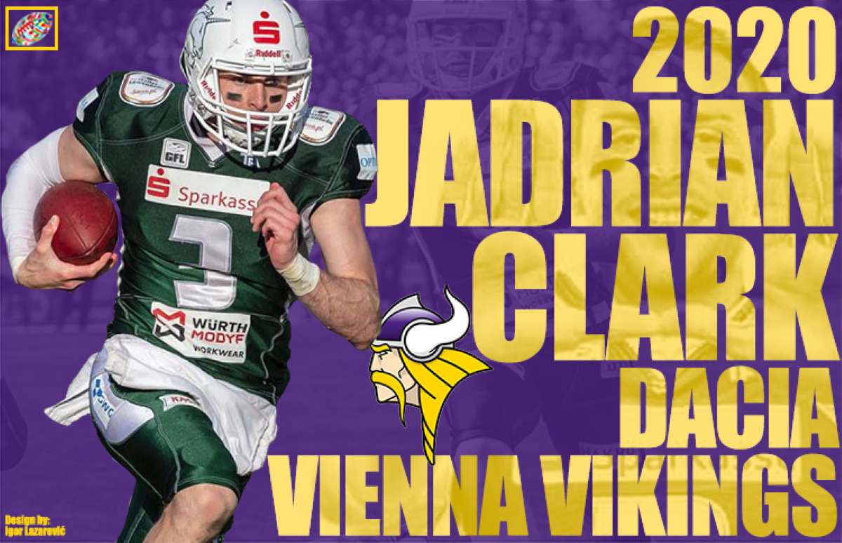 Dacia Vienna Vikings sign QB Jadrian Clark