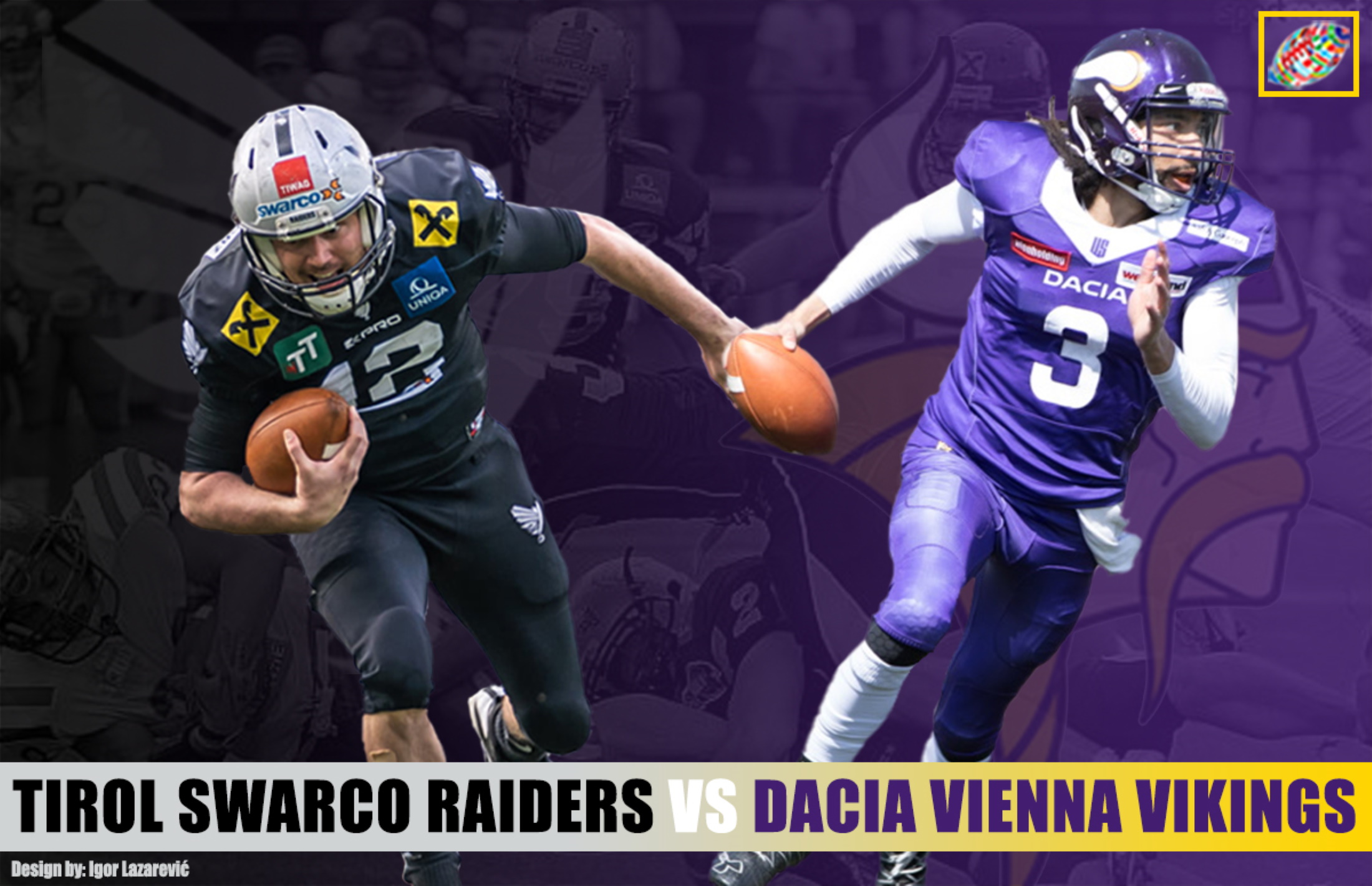 LIVESTREAM Austria: Dacia Vienna Vikings @ Swarco Raiders, June 20, 15:00  CET (3 pm, 09:00 am ET)