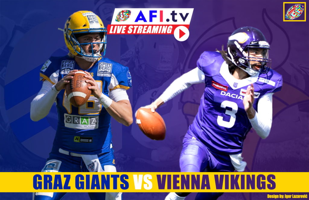 LIVESTREAM Austria: Dacia Vienna Vikings @ Projekt Spielberg Graz Giants,  May 22, 13:00 CET (1 pm, 07:00 am ET)