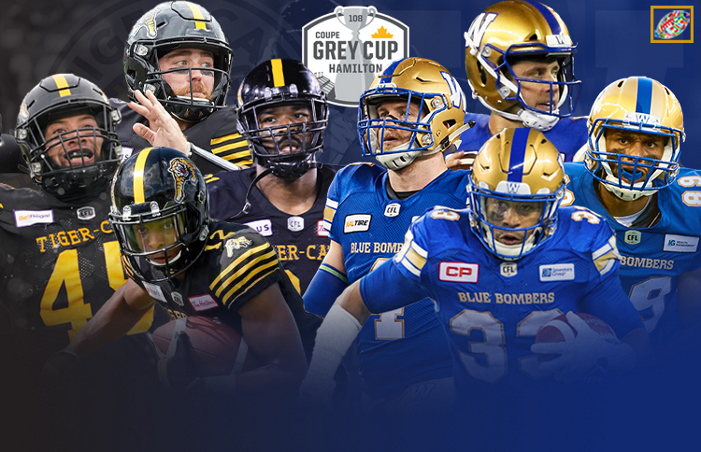 STREAMING PPV Grey Cup Winnipeg Blue Bombers vs Hamilton TigerCats