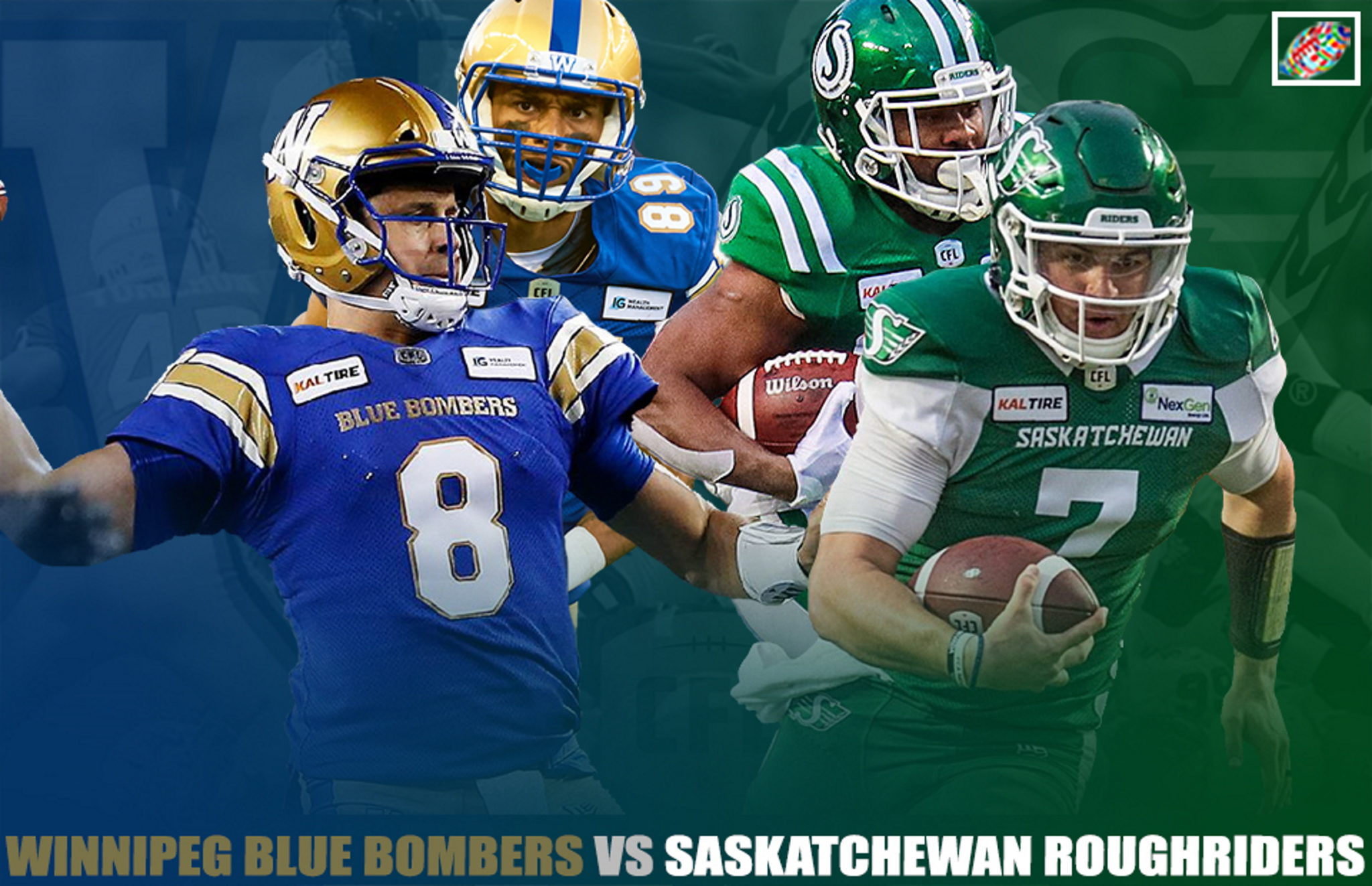 STREAMING PPV Saskatchewan Roughriders Winnipeg Blue Bombers, Nov. 5