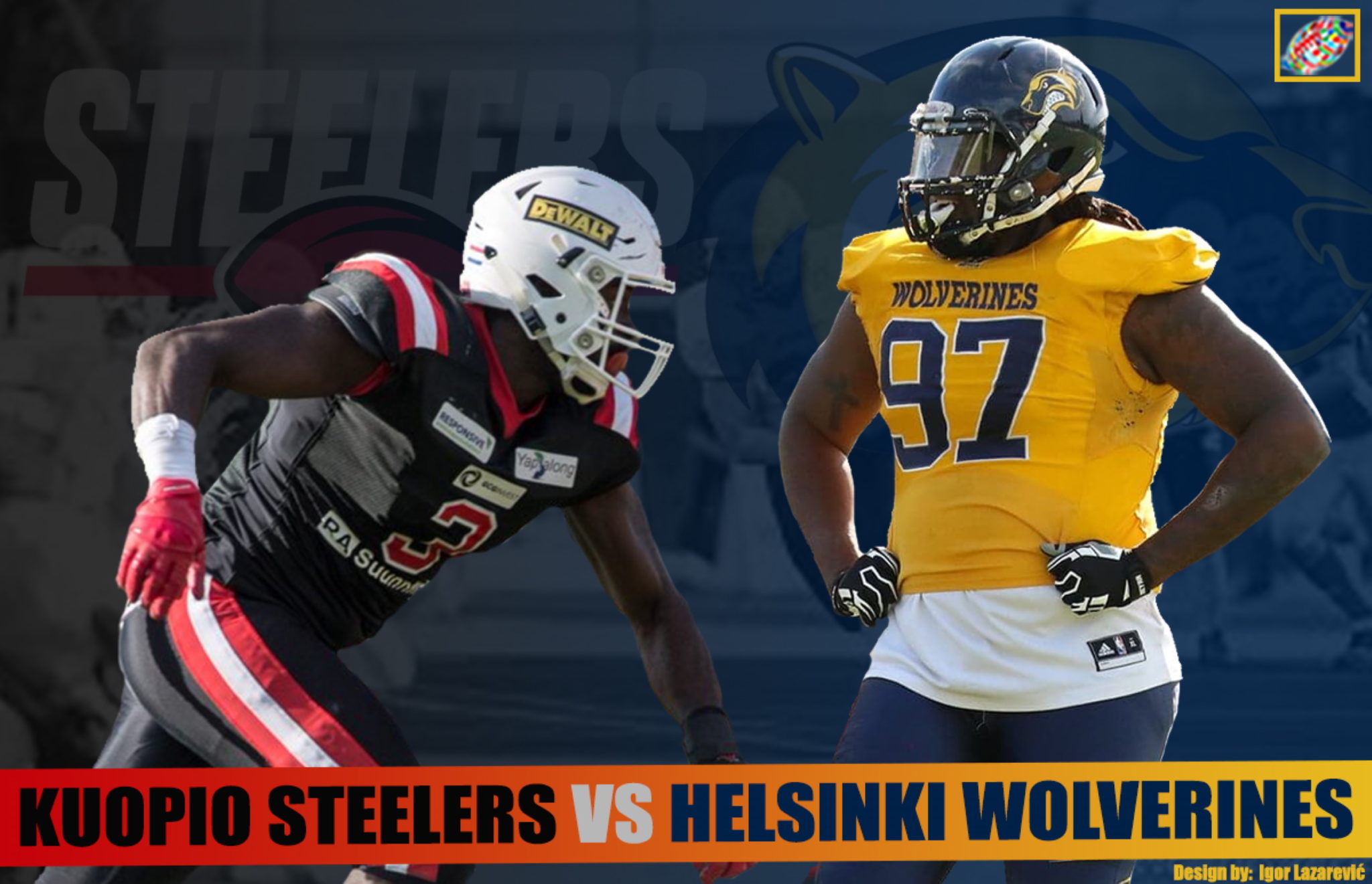 LIVESTREAM Finland Helsinki Wolverines Kuopio Steelers, July 17, 15