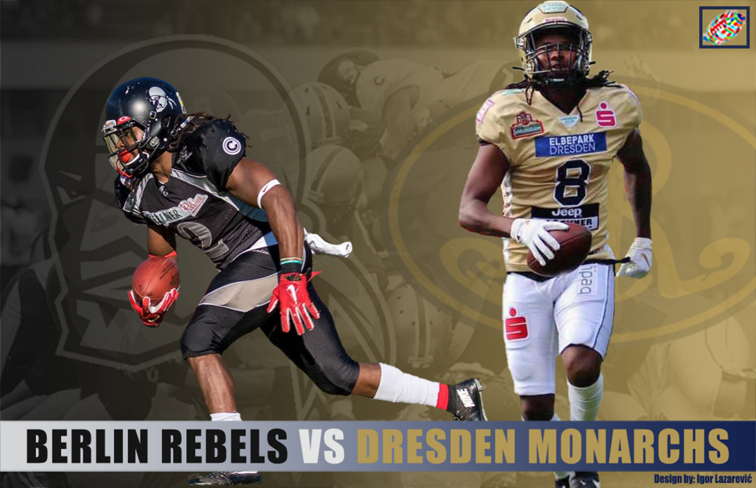 LIVESTREAM Germany Dresden Monarchs Berlin Rebels, August 21, 1500