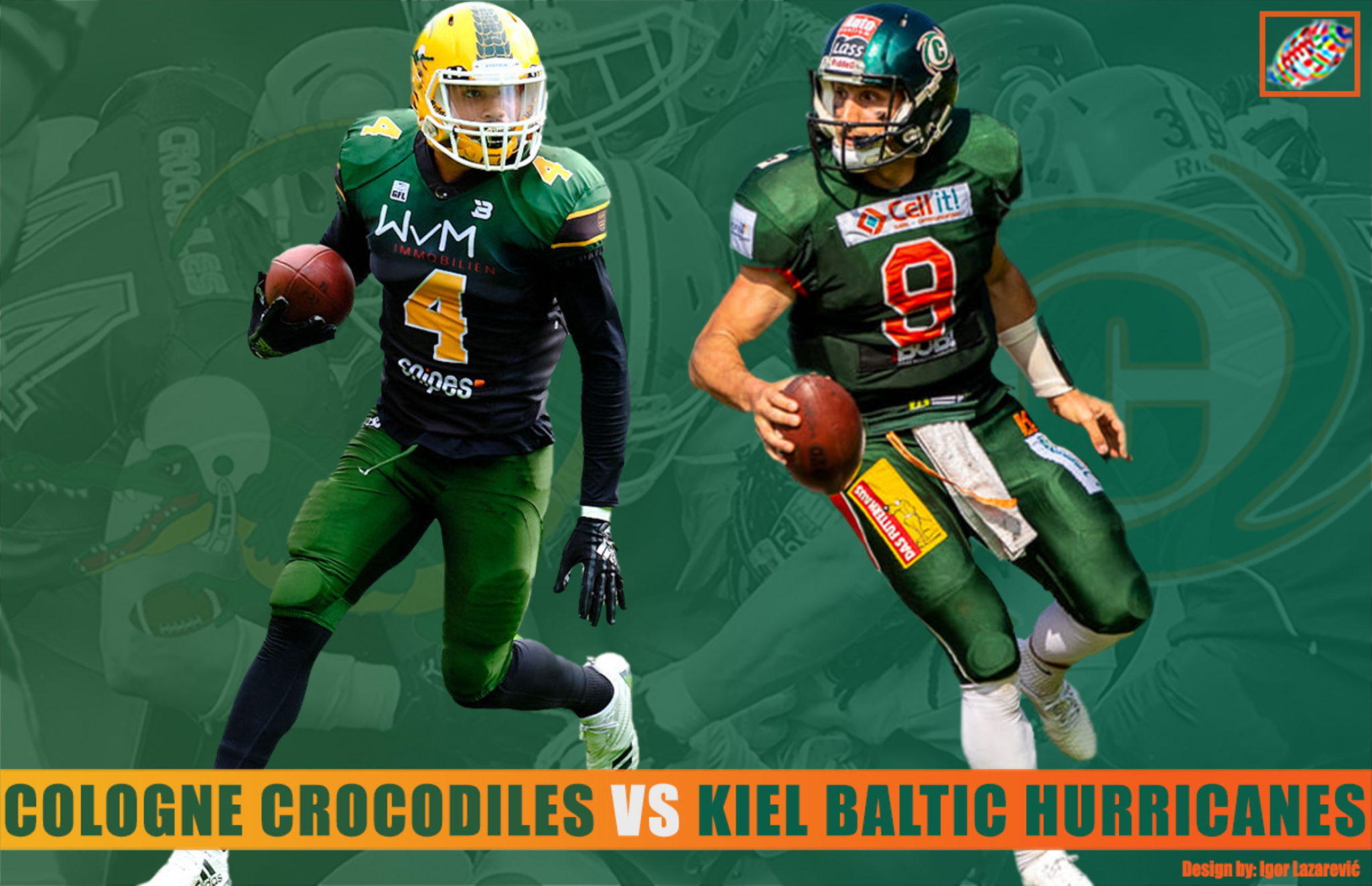 LIVESTREAM Germany Kiel Baltic Hurricanes Cologne Crocodiles June