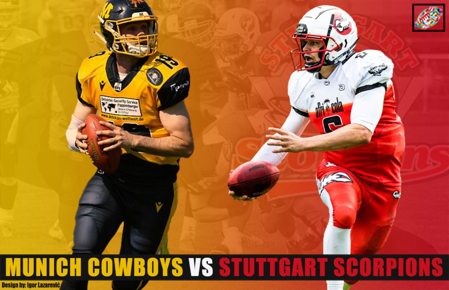 LIVESTREAM Germany Stuttgart Scorpions Munich Cowboys June 20 15 