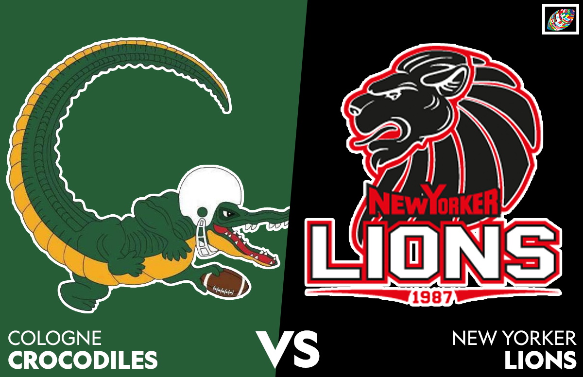 Livestream Deutschland: Braunschweig New Yorker Lions @ Cologne Crocodiles, 08.  14, 15:00 MEZ (15:00, 09:00 Uhr ET)