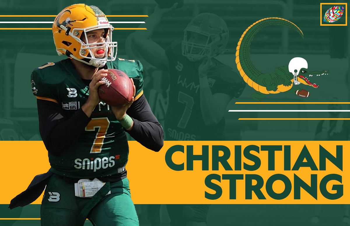 Der kanadische QB Christian Strong spricht über das zweite Jahr mit den Cologne Gators und das bevorstehende Matchup mit den New Yorker Lions