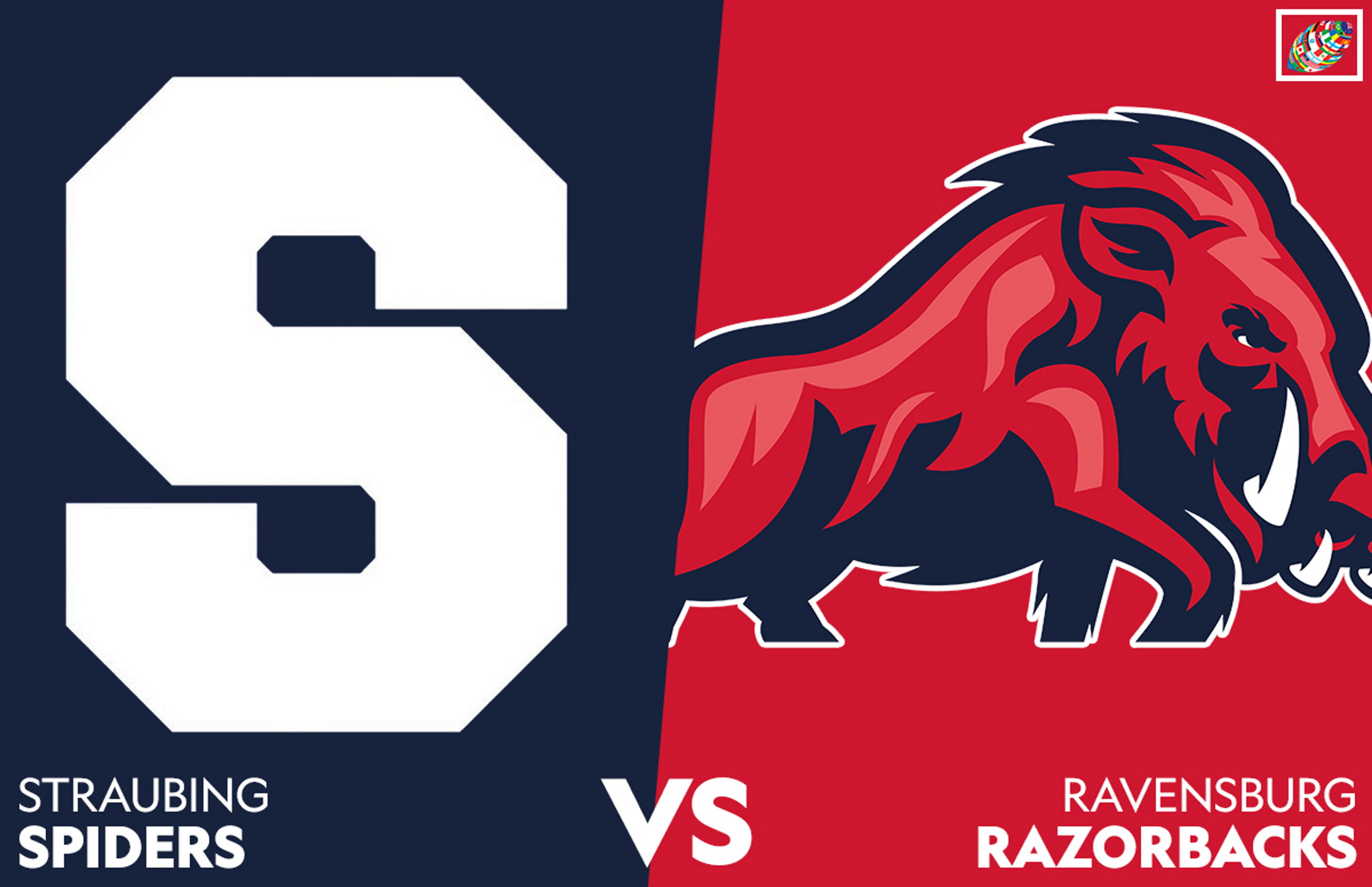 Livestream Deutschland: Ravensburg Razorbacks @ Straubing Spiders, 23. Juli, 15:00 Uhr MEZ, (15 Uhr, 09:00 Uhr ET)