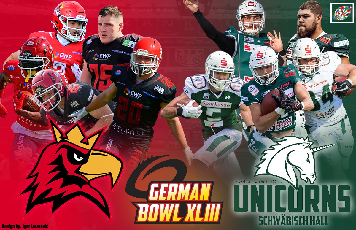 LIVESTREAM German Bowl XLIII Potsdam Royals vs Schwäbisch Hall Unicorns, Oct