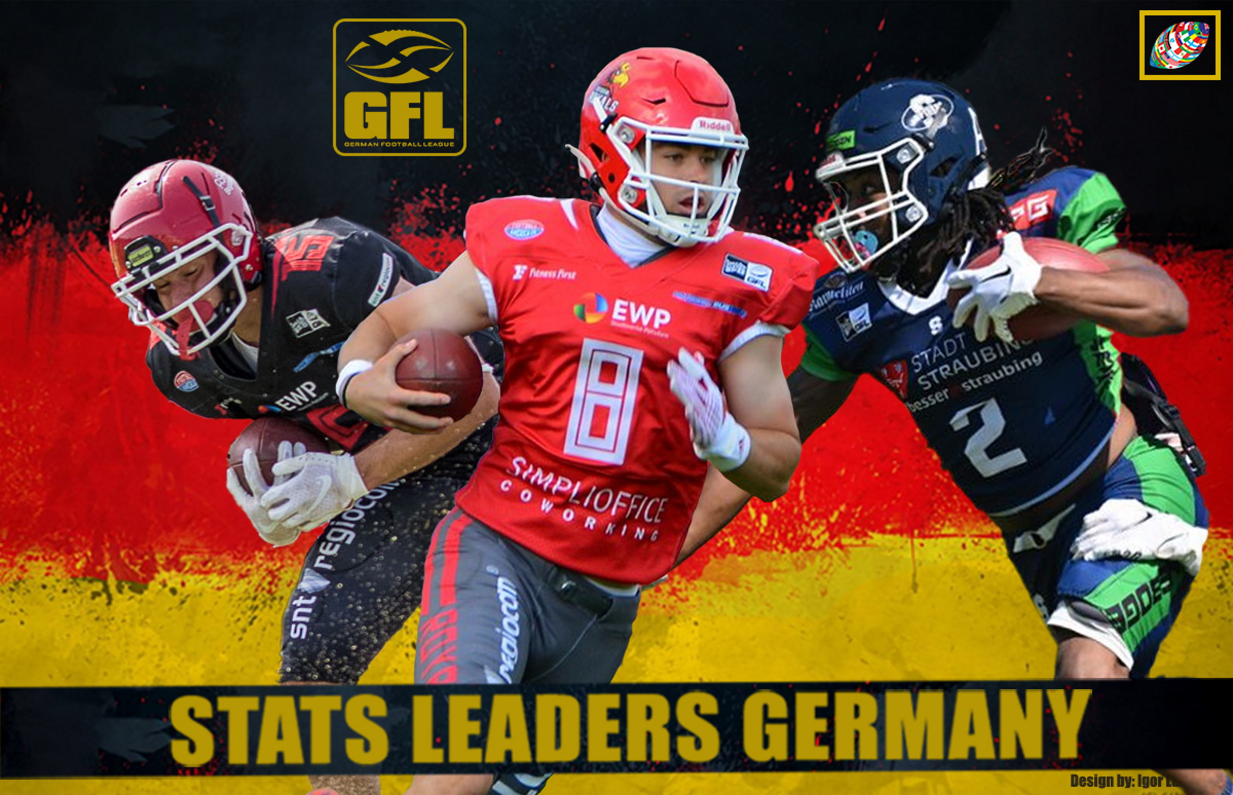 GFL North dominierte Mitte der Saison die Rangliste der Offensivstatistiken