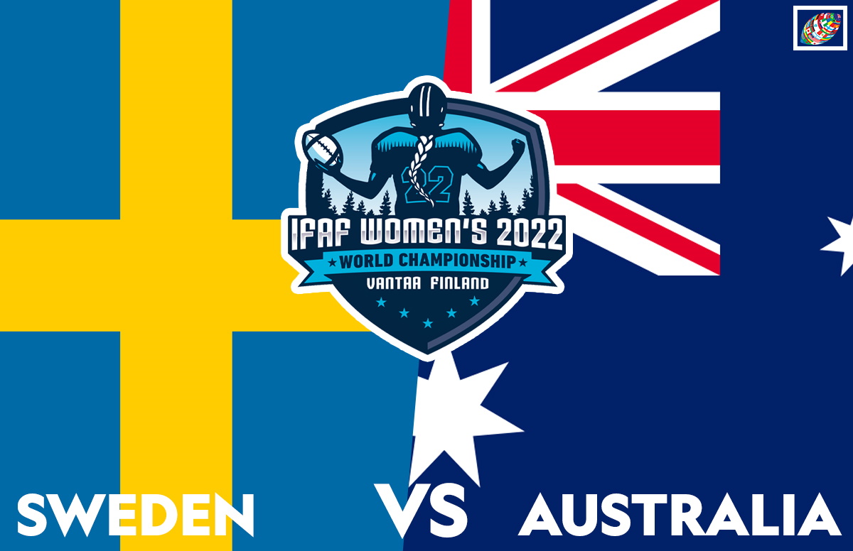 LIVESTREAM IFAF WWC: Team Sweden vs Team Australia, 7. elokuuta 9.00 CET (9.00, 17.00 AET, 03.00 ET)