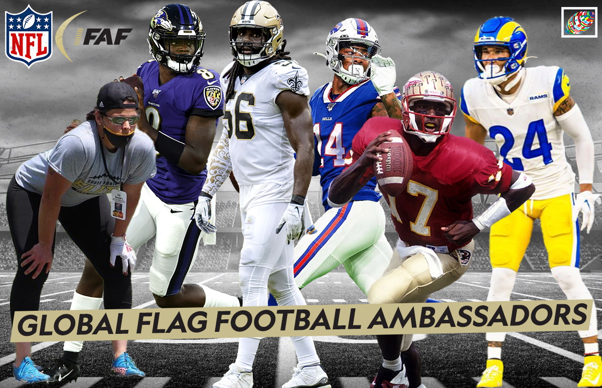 La NFL y la FIFA apoyan al equipo Global Flag Ambassadors para los Juegos de Londres, Alemania y México