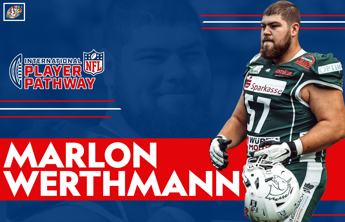 NFL International Player Pathway Spotlight: Marlon Werthmann OL, Deutschland