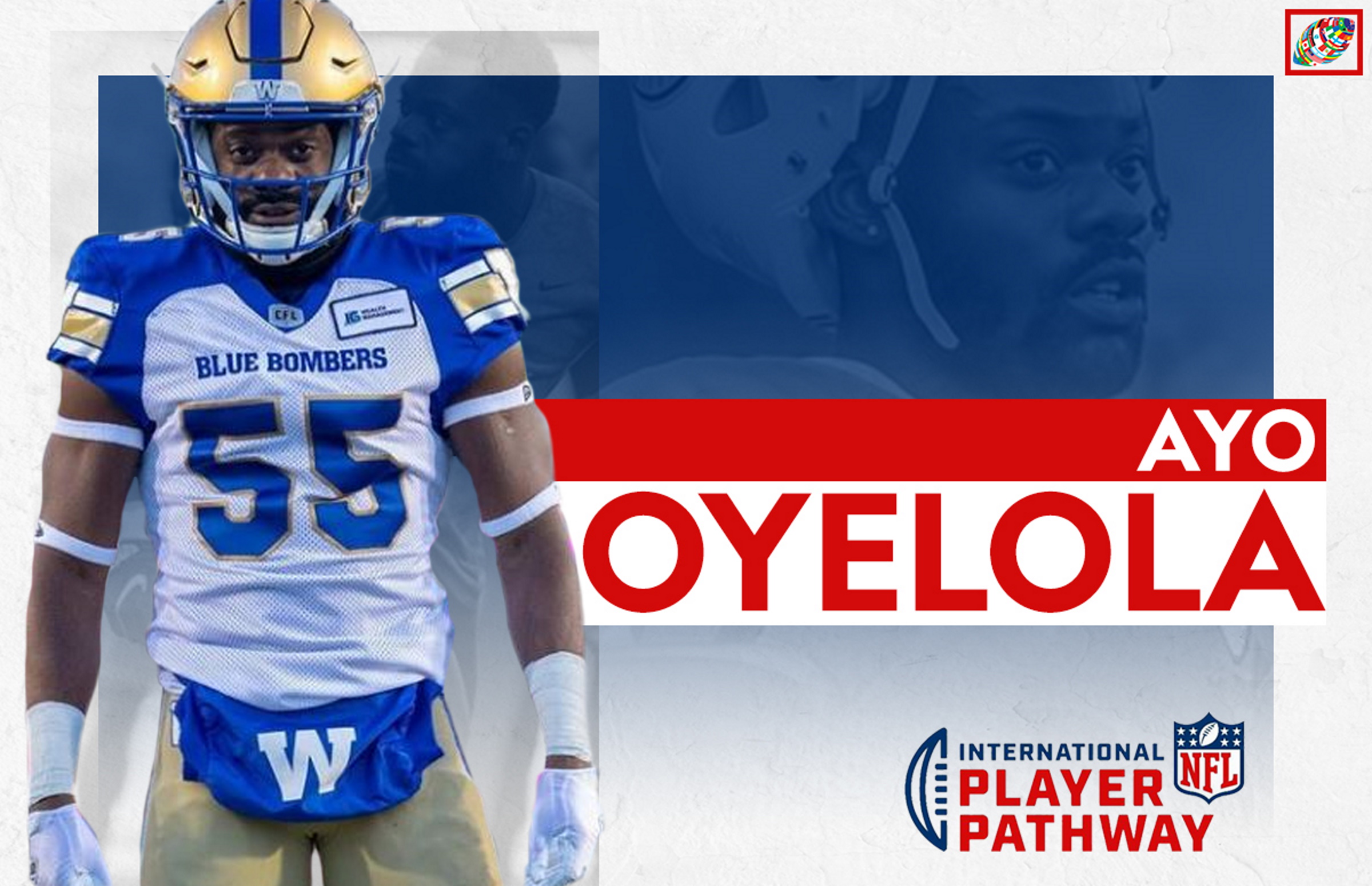 NFL International Player Pathway spotlight Ayo Oyelola, LB, UK