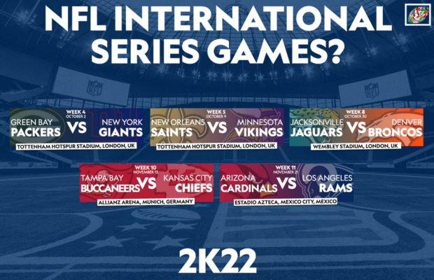 2022 NFL International Series Games: What will the matchups be?