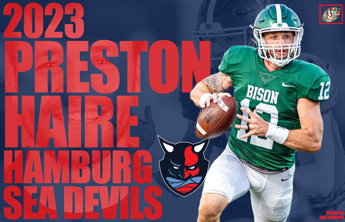 Former Bison Preston Haire Signs With Hamburg Sea Devils