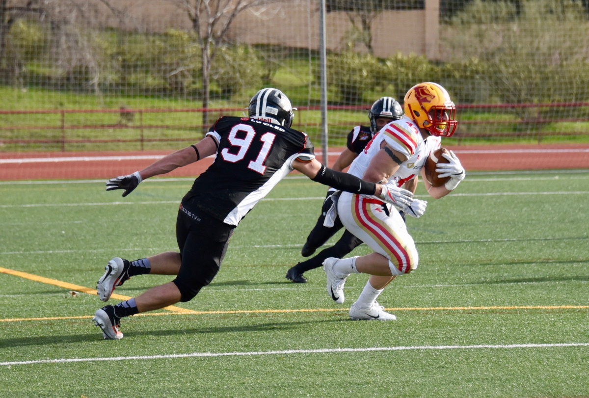 Spanish RB Adrian Jimenez powering through Europe