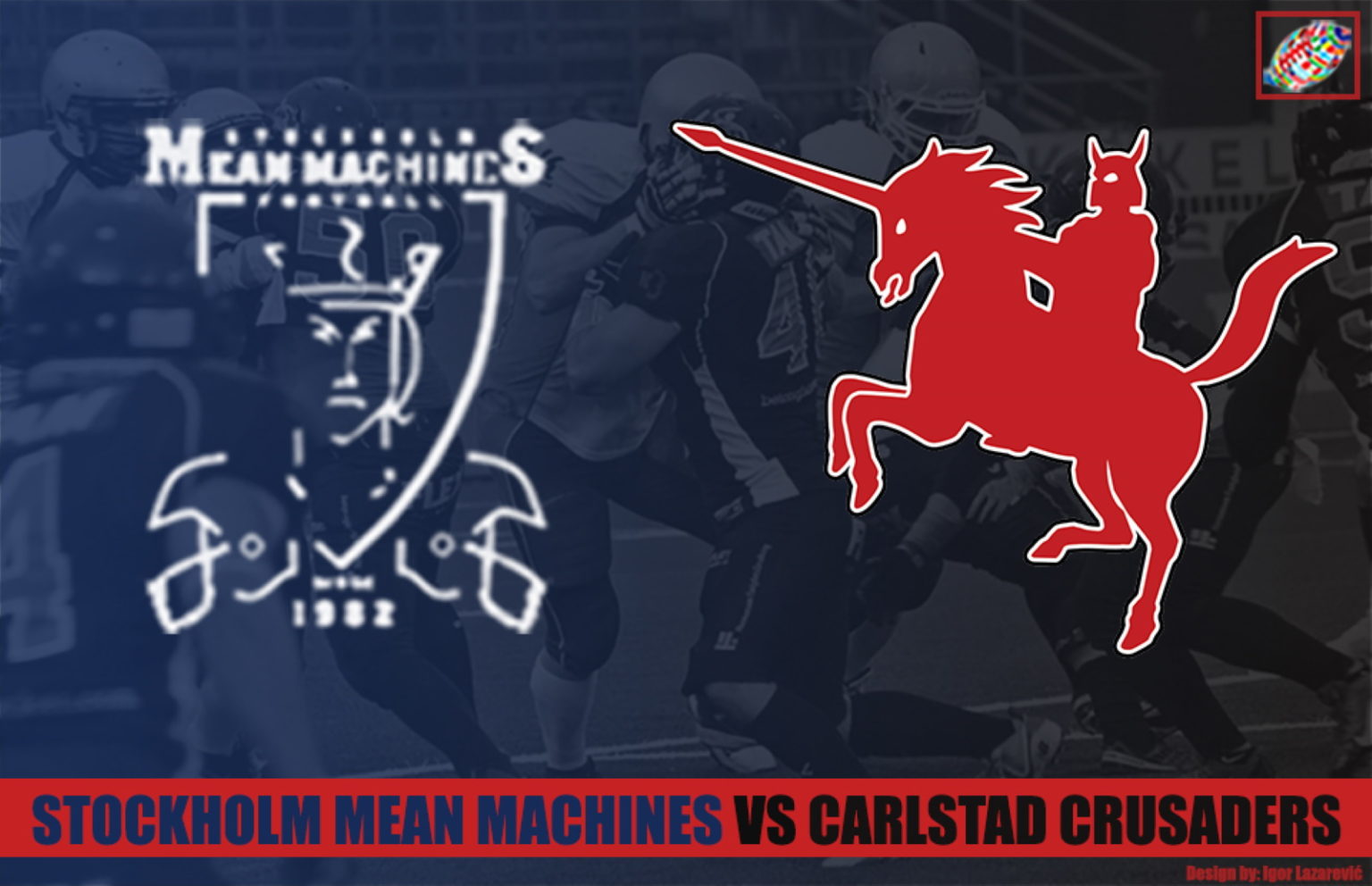 LIVESTREAM Sweden Carlstad Crusaders Stockholm Mean Machines, June