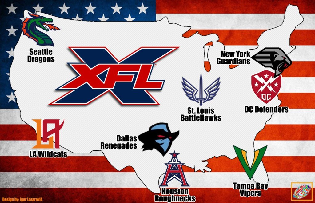 XFL announces team names and logos