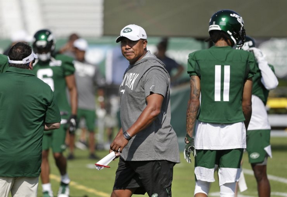 XFL 2022 Hines Ward at the time a New York Jets offensive assistant coach during training camp in Florham Park N.J. July 25 2019. AP Yonhap
