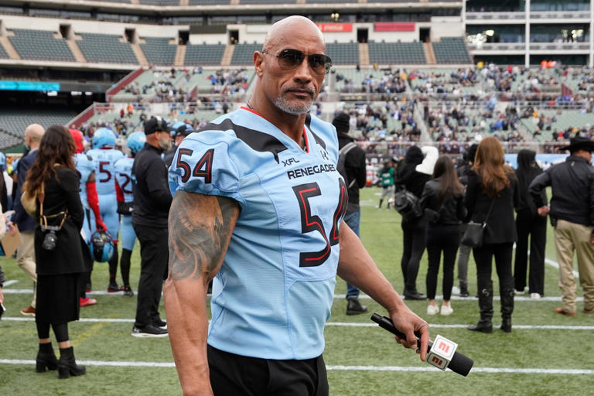 XFL co-owner Dwayne Johnson on USFL's 'Hollywood' jab: 'We got a big laugh  out of that'
