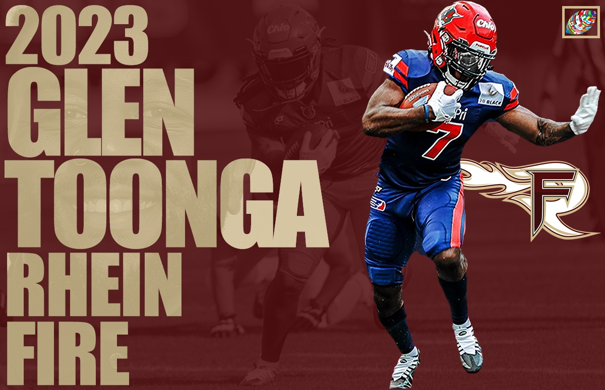 ELF: Jim Tomsula and Düsseldorf Rhein Fire sign ELF's leading rusher Glen  Toonga