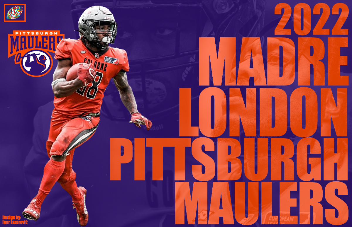 USFL Pittsburgh Maulers sign European League of Football MVP RB Madre