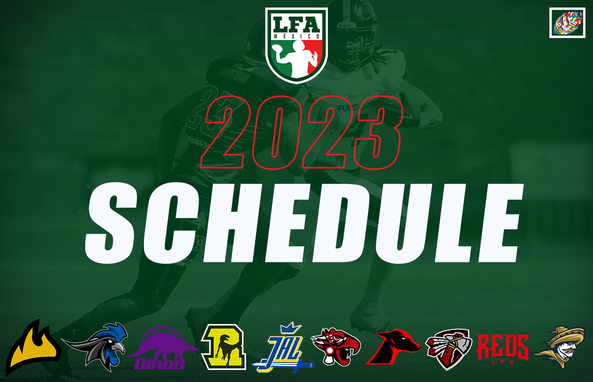 Mexico Liga de Fútbol Americano Profesional releases times and dates