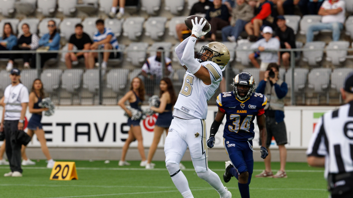 Alpine Rams Sport Berlin Thunder survive messy Alpine Rams debut to claim first AFLE win