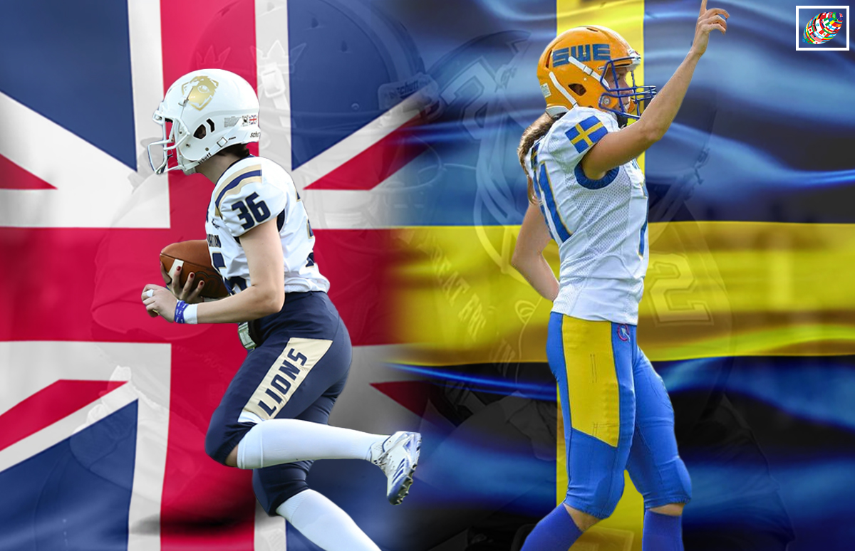 IFAF Women's European Championships: Great Britain and Sweden kick